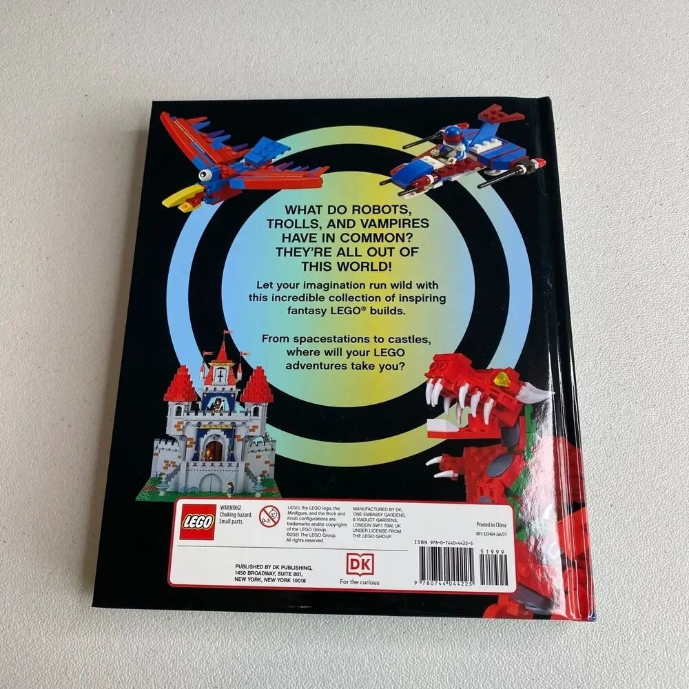 Out of this World LEGO Book (Target exclusive) Hardback Book With Ship Build